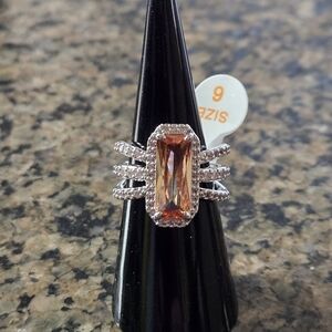 Bomb Party RG85975 "You've Got Me Hooked" Smokey Topaz Cubic Zirconia Sz…